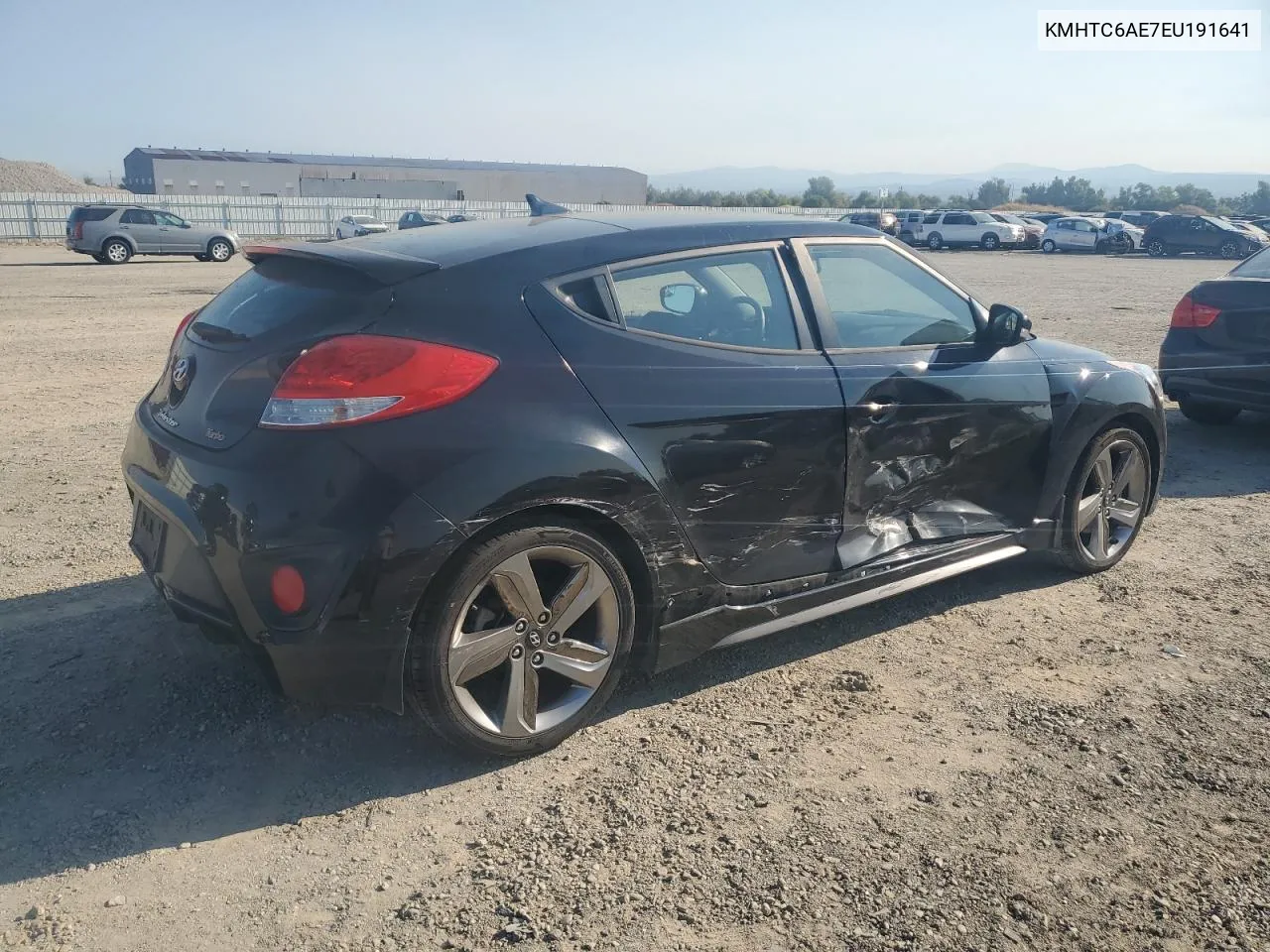 2014 Hyundai Veloster Turbo VIN: KMHTC6AE7EU191641 Lot: 68611374