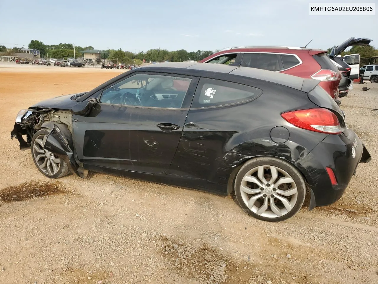 2014 Hyundai Veloster VIN: KMHTC6AD2EU208806 Lot: 71159544