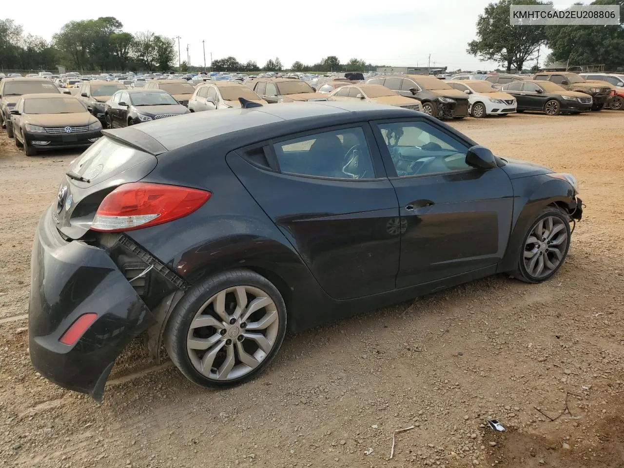 KMHTC6AD2EU208806 2014 Hyundai Veloster