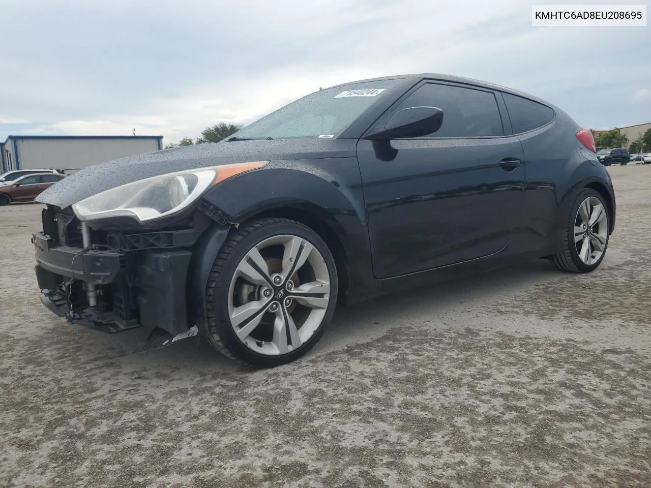 2014 Hyundai Veloster VIN: KMHTC6AD8EU208695 Lot: 71540244