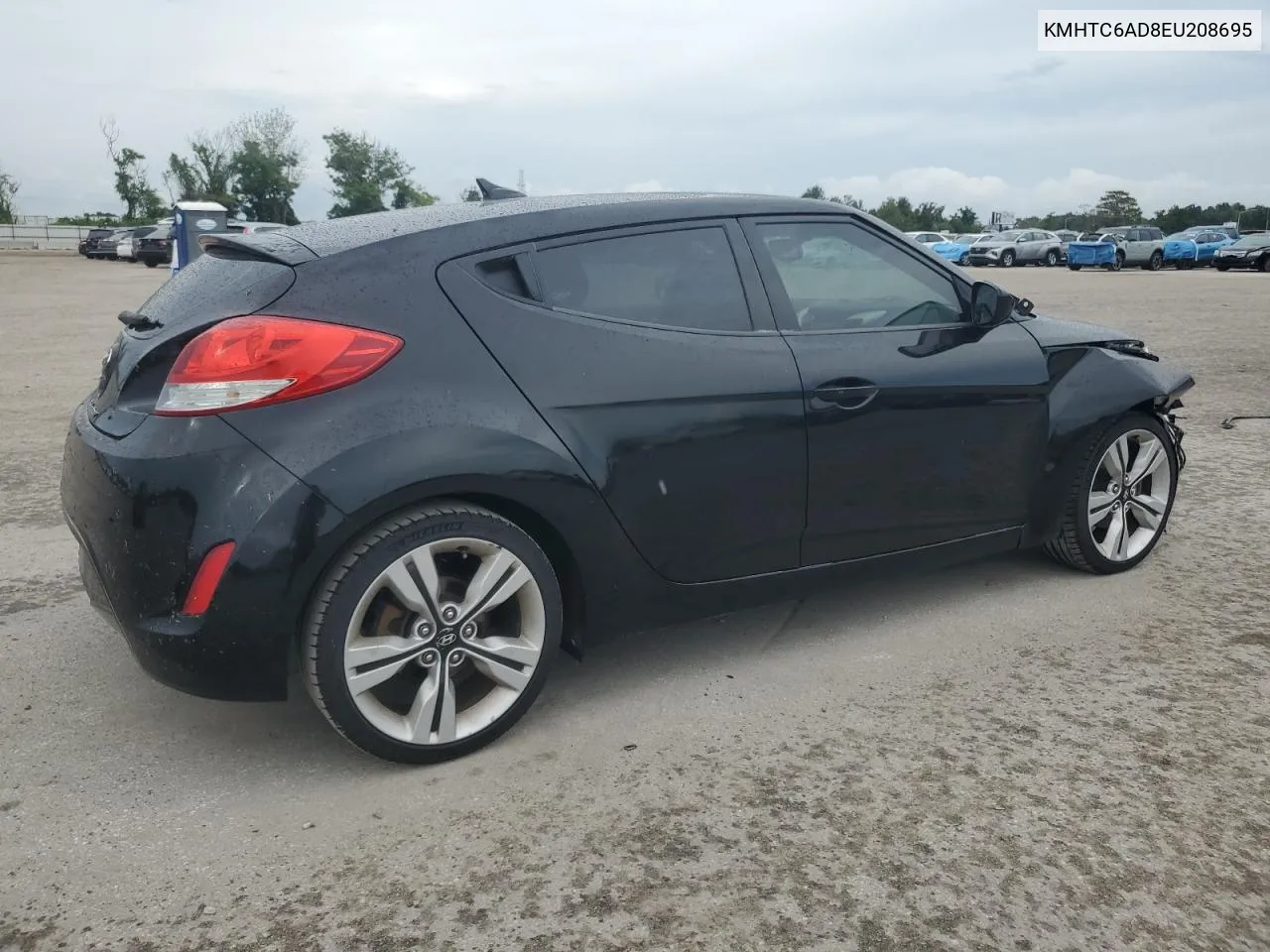 2014 Hyundai Veloster VIN: KMHTC6AD8EU208695 Lot: 71540244