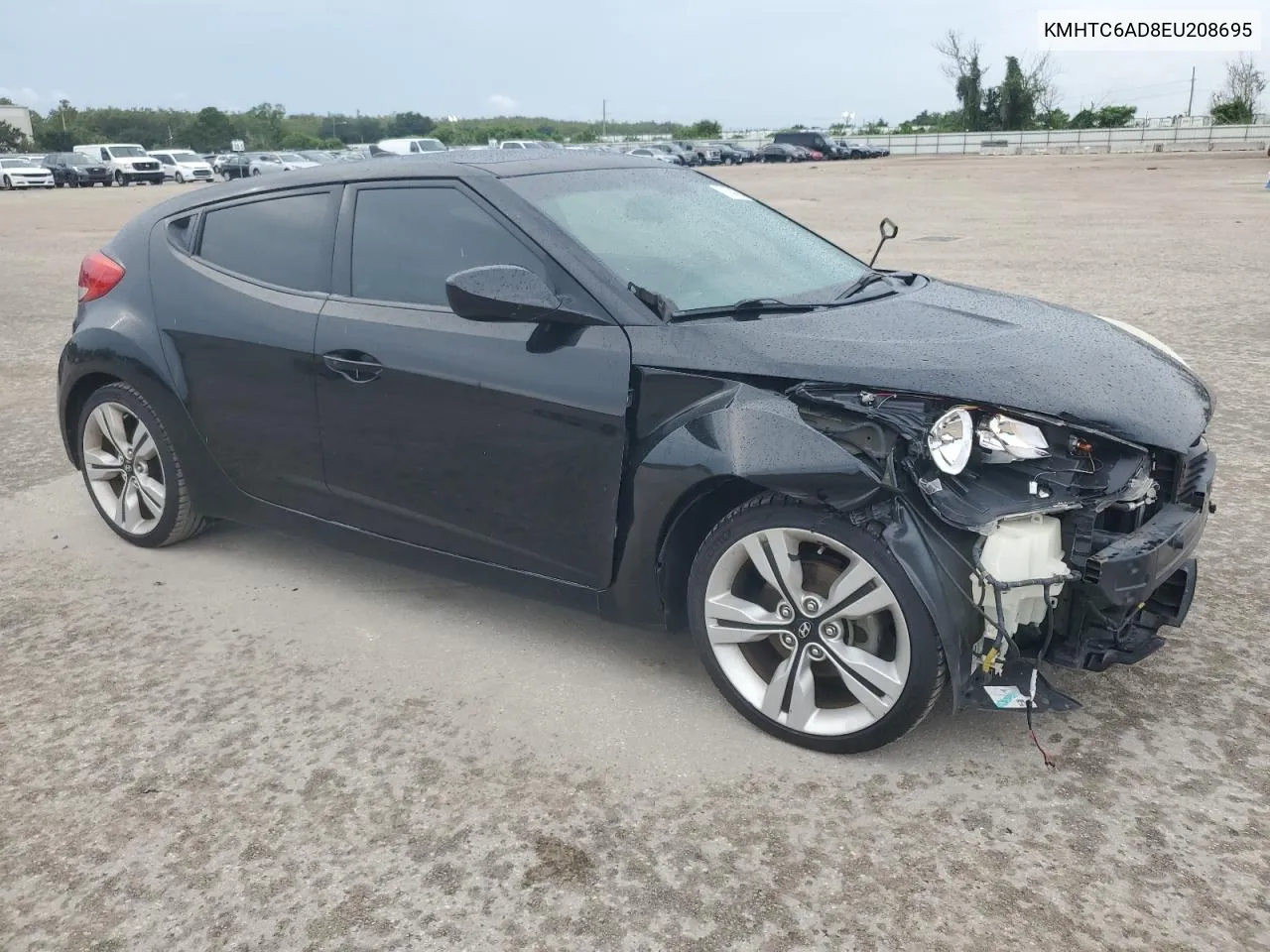 2014 Hyundai Veloster VIN: KMHTC6AD8EU208695 Lot: 71540244