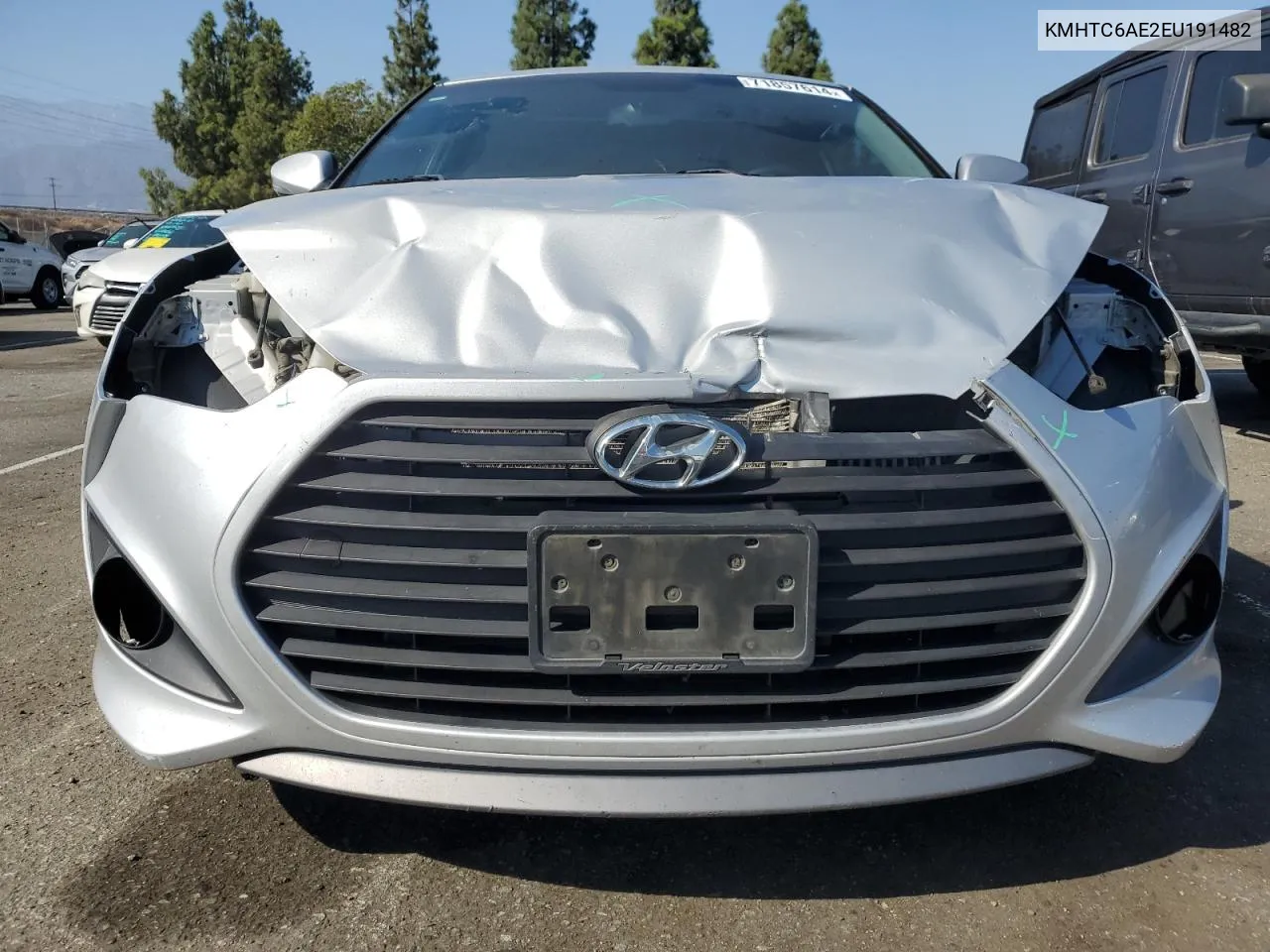 KMHTC6AE2EU191482 2014 Hyundai Veloster Turbo