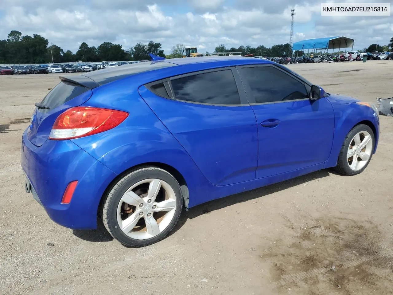 2014 Hyundai Veloster VIN: KMHTC6AD7EU215816 Lot: 71959944