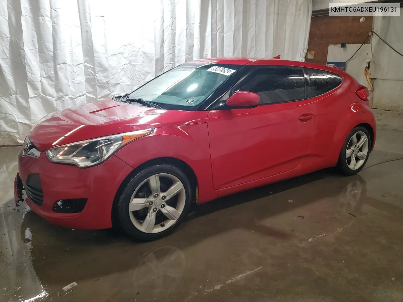 2014 Hyundai Veloster VIN: KMHTC6ADXEU196131 Lot: 73373624