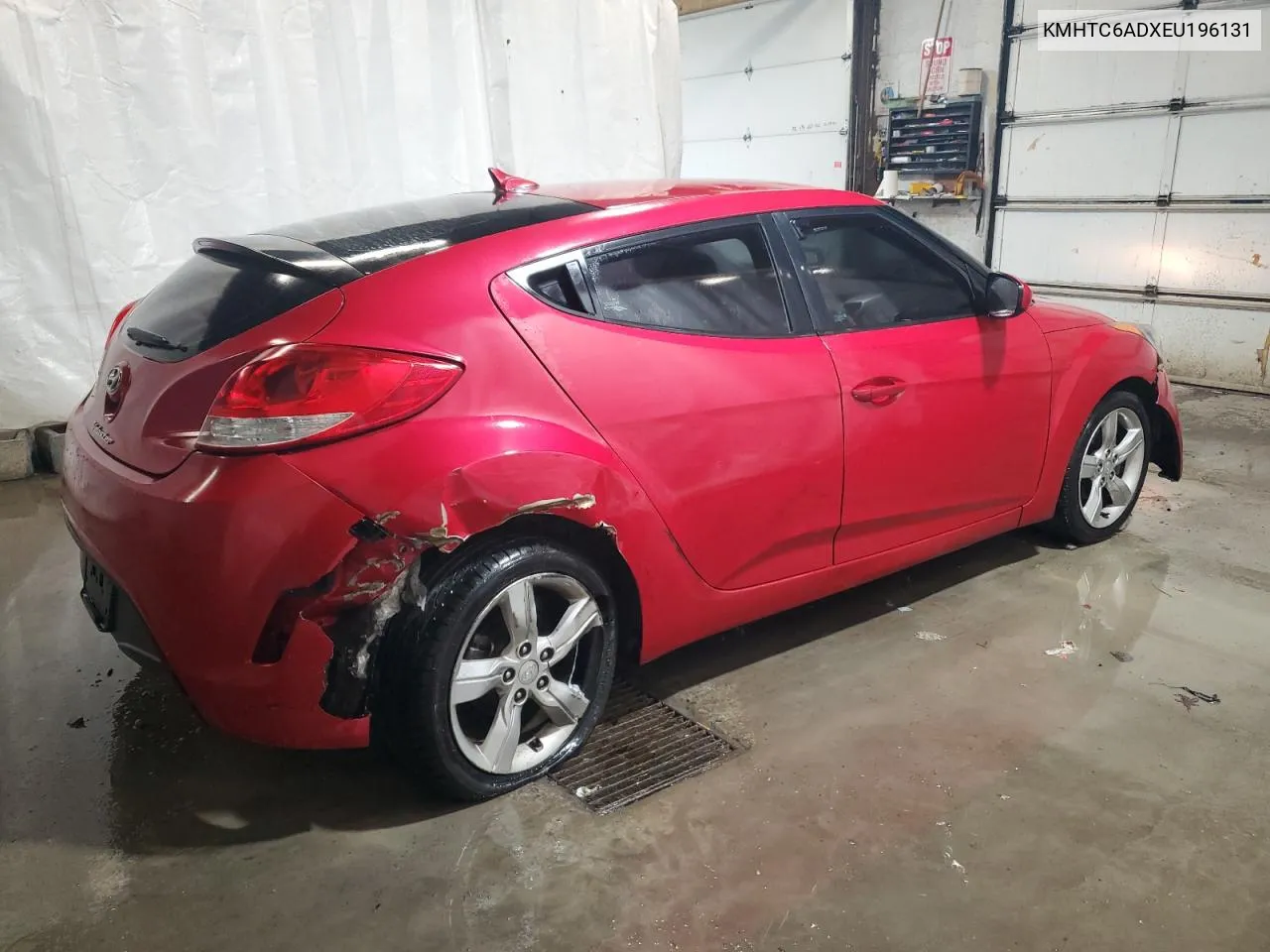 2014 Hyundai Veloster VIN: KMHTC6ADXEU196131 Lot: 73373624