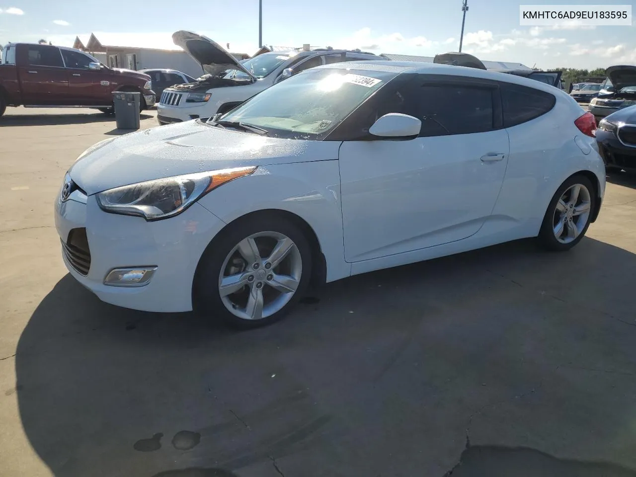 2014 Hyundai Veloster VIN: KMHTC6AD9EU183595 Lot: 73932394