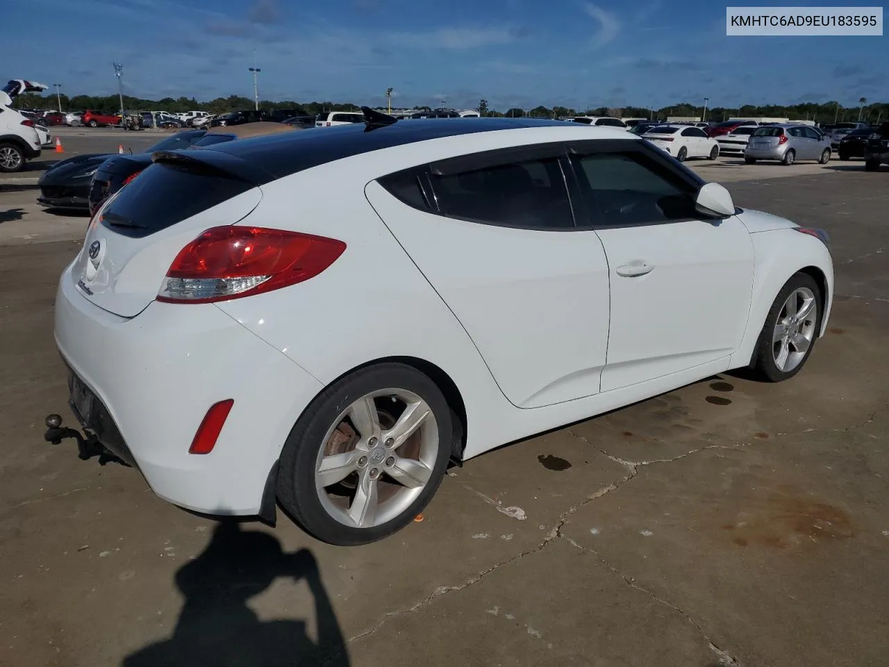 2014 Hyundai Veloster VIN: KMHTC6AD9EU183595 Lot: 73932394