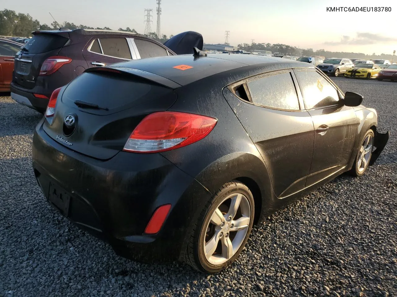 2014 Hyundai Veloster VIN: KMHTC6AD4EU183780 Lot: 75121974