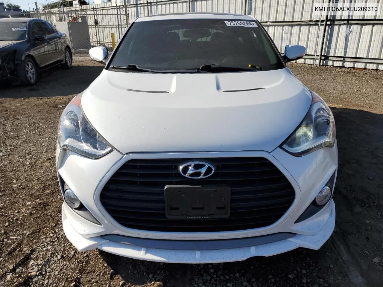 2014 Hyundai Veloster Turbo VIN: KMHTC6AEXEU209310 Lot: 75760264