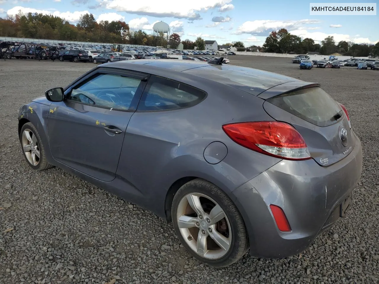 2014 Hyundai Veloster VIN: KMHTC6AD4EU184184 Lot: 75909334