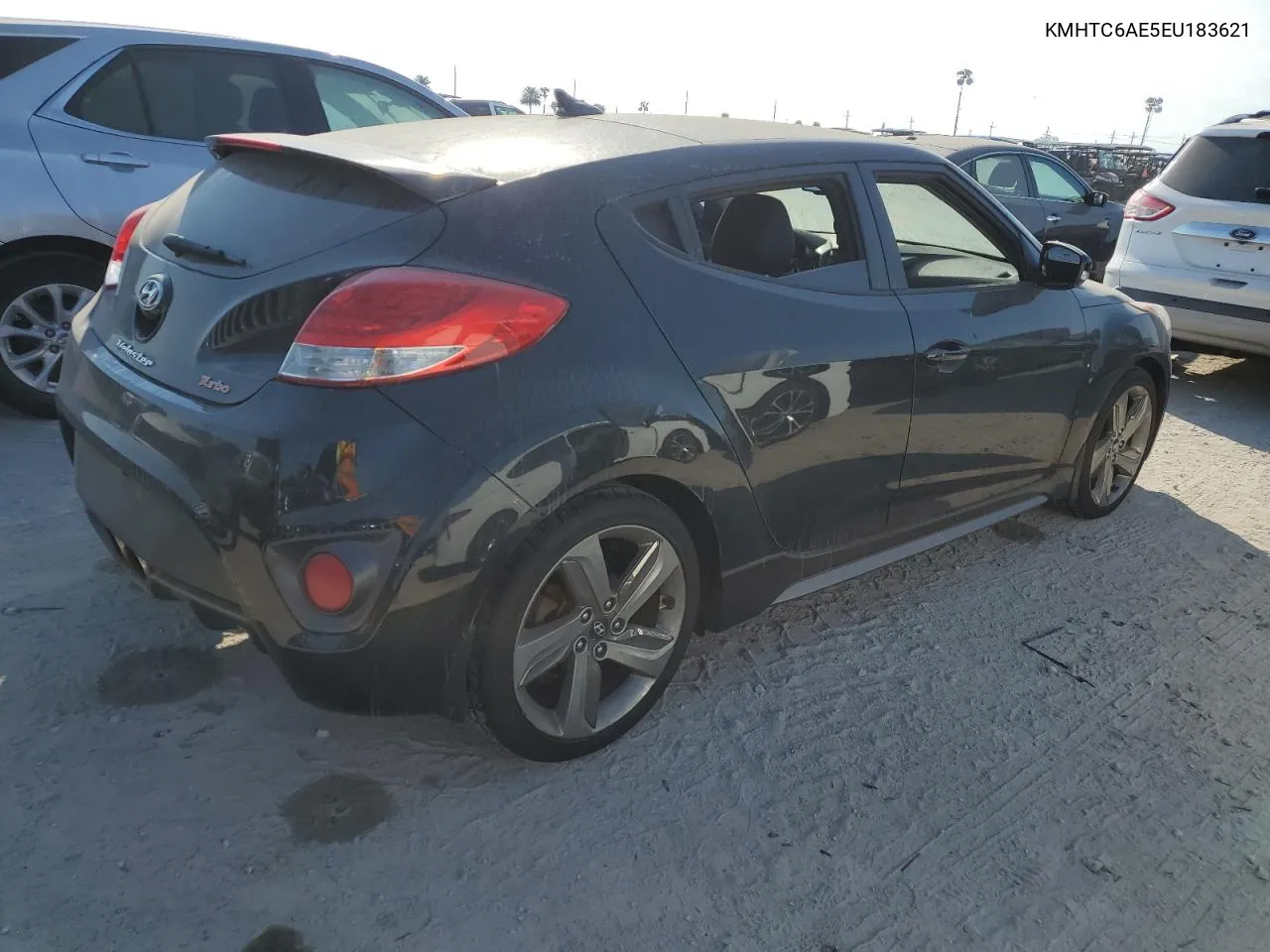 KMHTC6AE5EU183621 2014 Hyundai Veloster Turbo