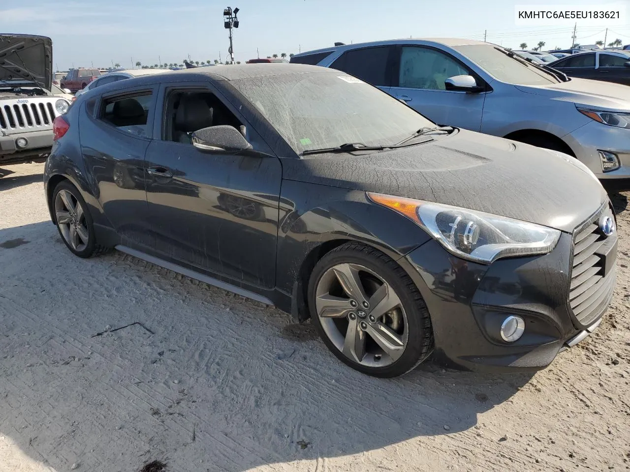 KMHTC6AE5EU183621 2014 Hyundai Veloster Turbo