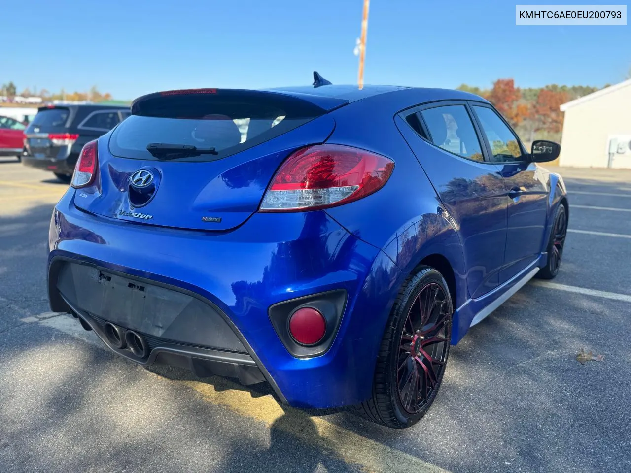 2014 Hyundai Veloster Turbo VIN: KMHTC6AE0EU200793 Lot: 77647964