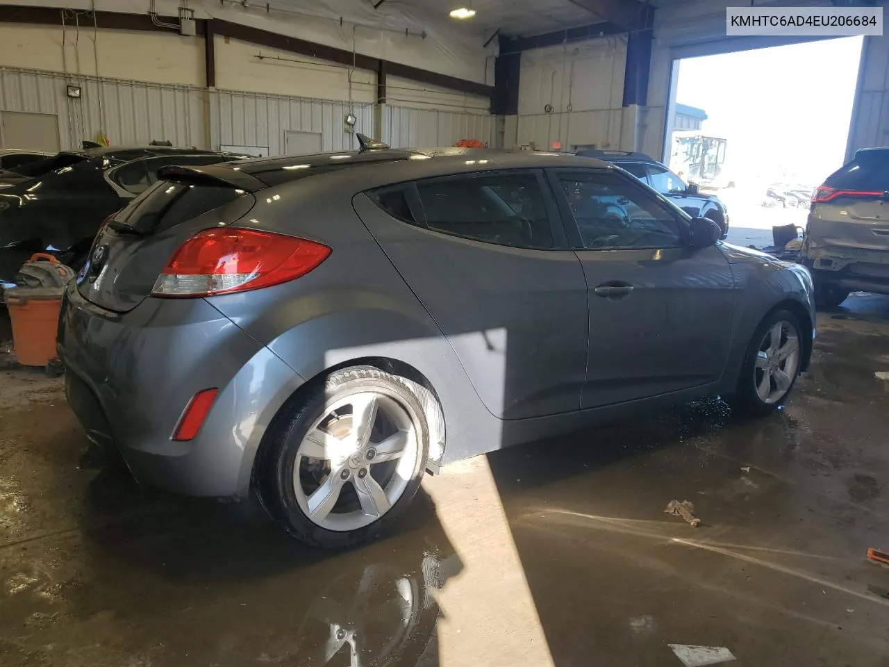 2014 Hyundai Veloster VIN: KMHTC6AD4EU206684 Lot: 78092774