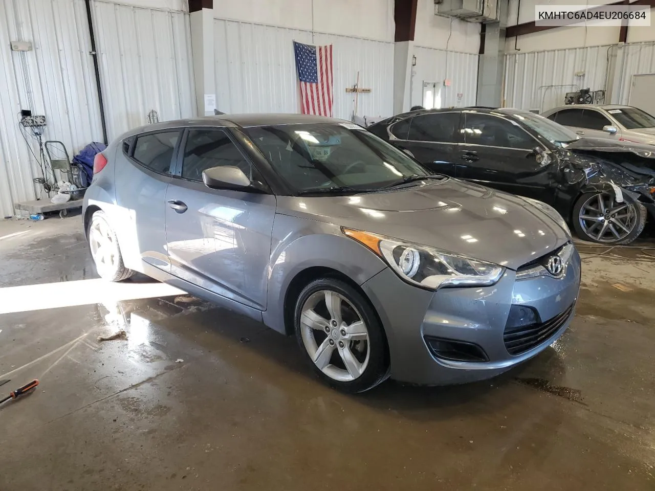 2014 Hyundai Veloster VIN: KMHTC6AD4EU206684 Lot: 78092774