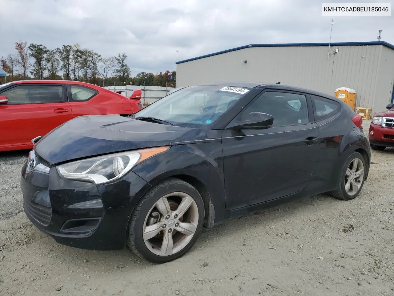 2014 Hyundai Veloster VIN: KMHTC6AD8EU185046 Lot: 78541194