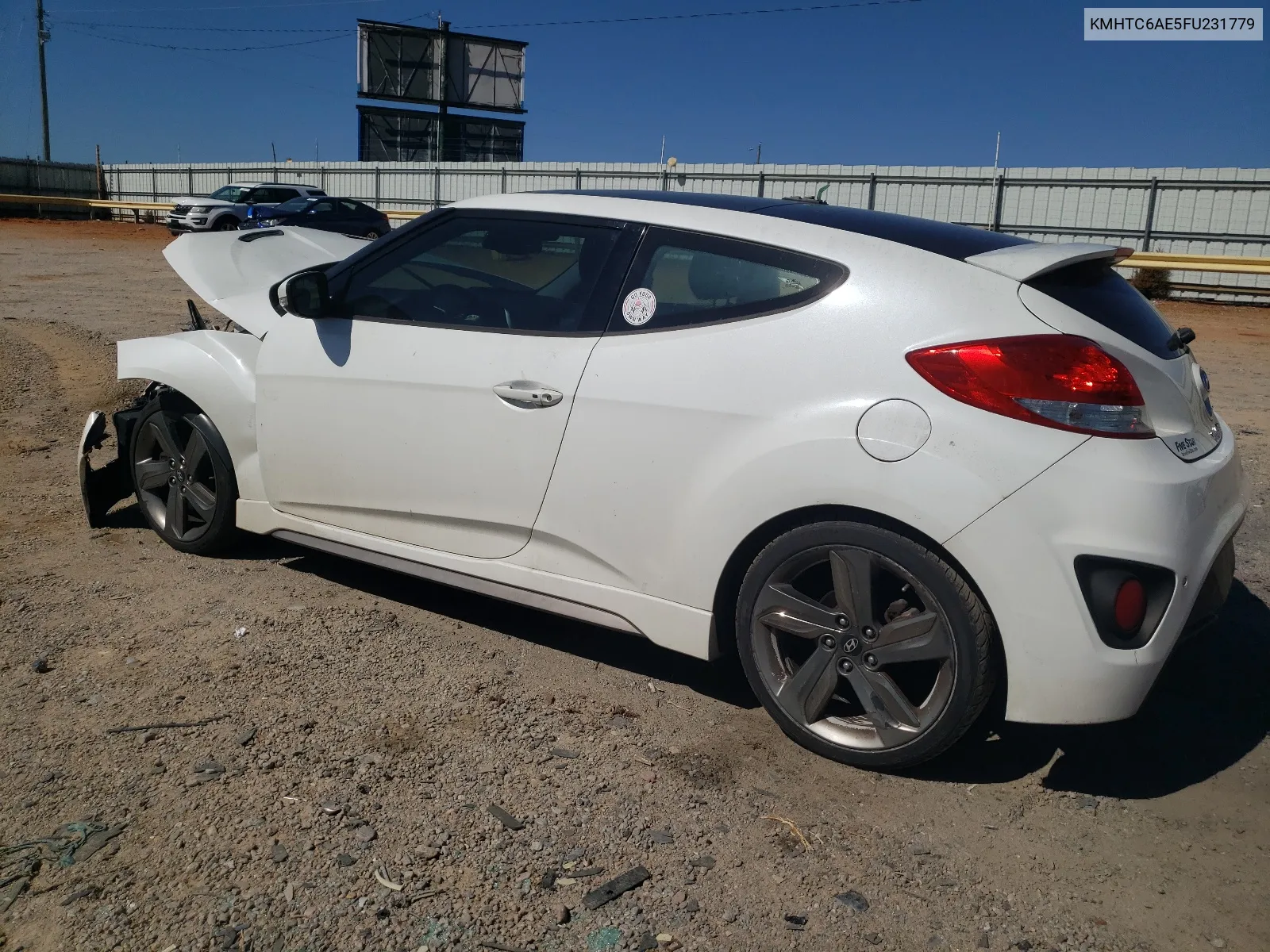 KMHTC6AE5FU231779 2015 Hyundai Veloster Turbo