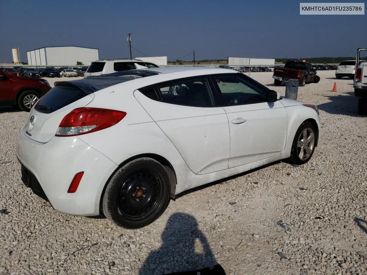 2015 Hyundai Veloster VIN: KMHTC6AD1FU235786 Lot: 55819914