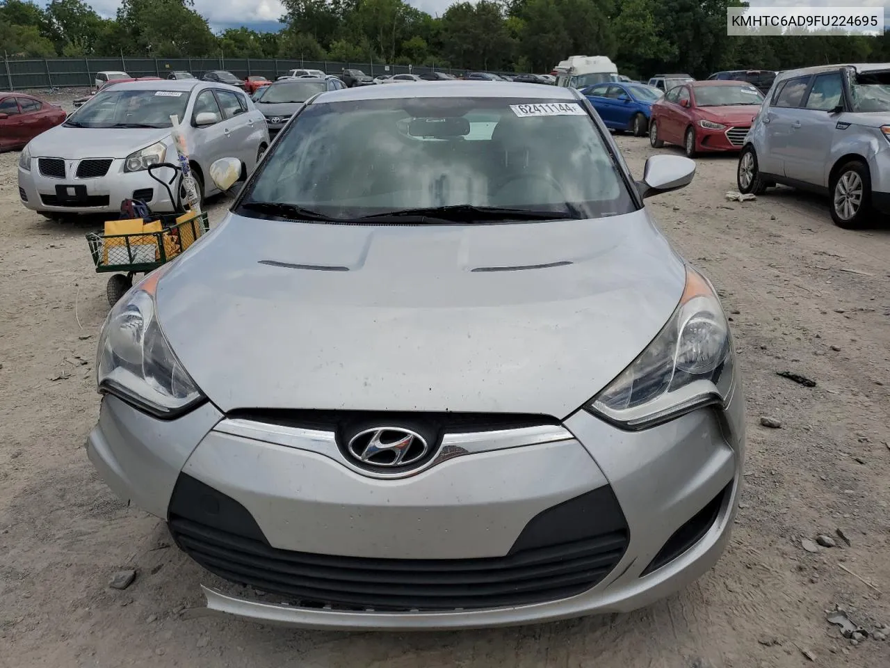 2015 Hyundai Veloster VIN: KMHTC6AD9FU224695 Lot: 62411144