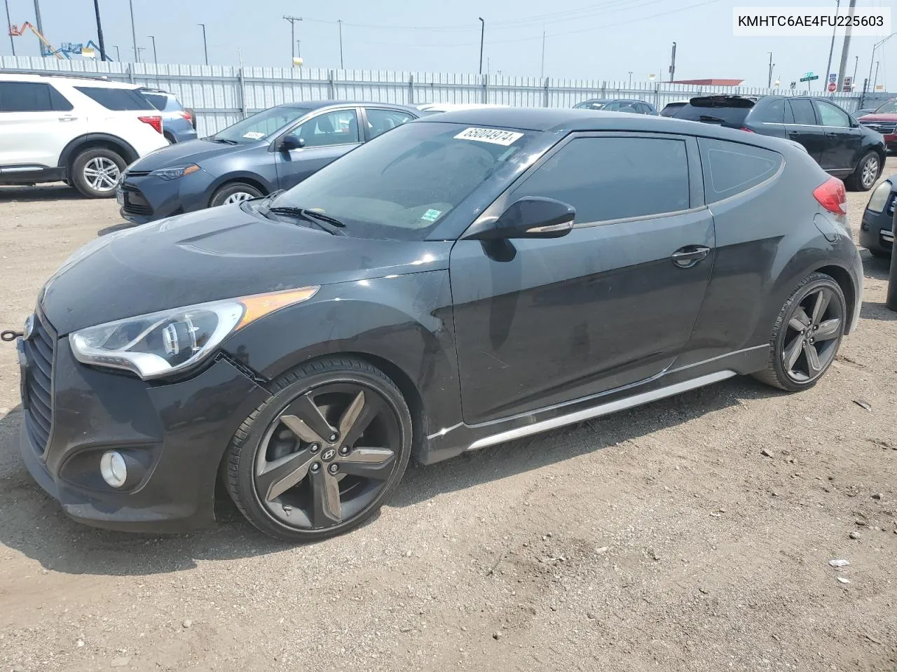 KMHTC6AE4FU225603 2015 Hyundai Veloster Turbo