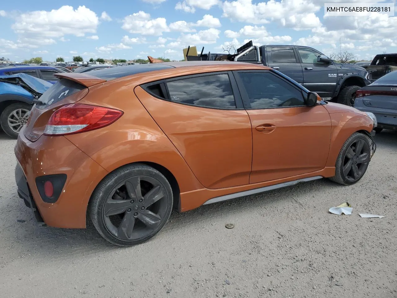 KMHTC6AE8FU228181 2015 Hyundai Veloster Turbo