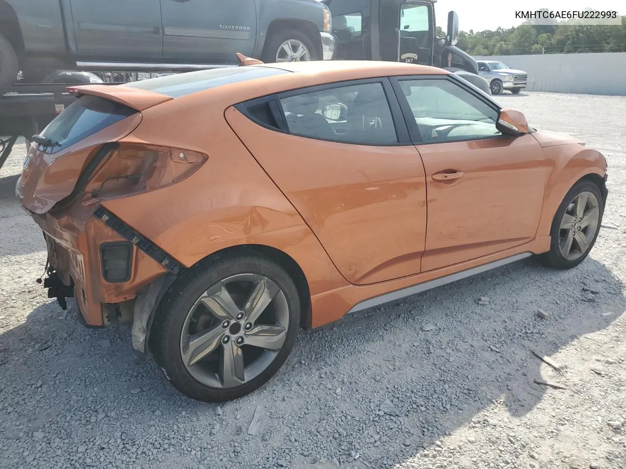 KMHTC6AE6FU222993 2015 Hyundai Veloster Turbo