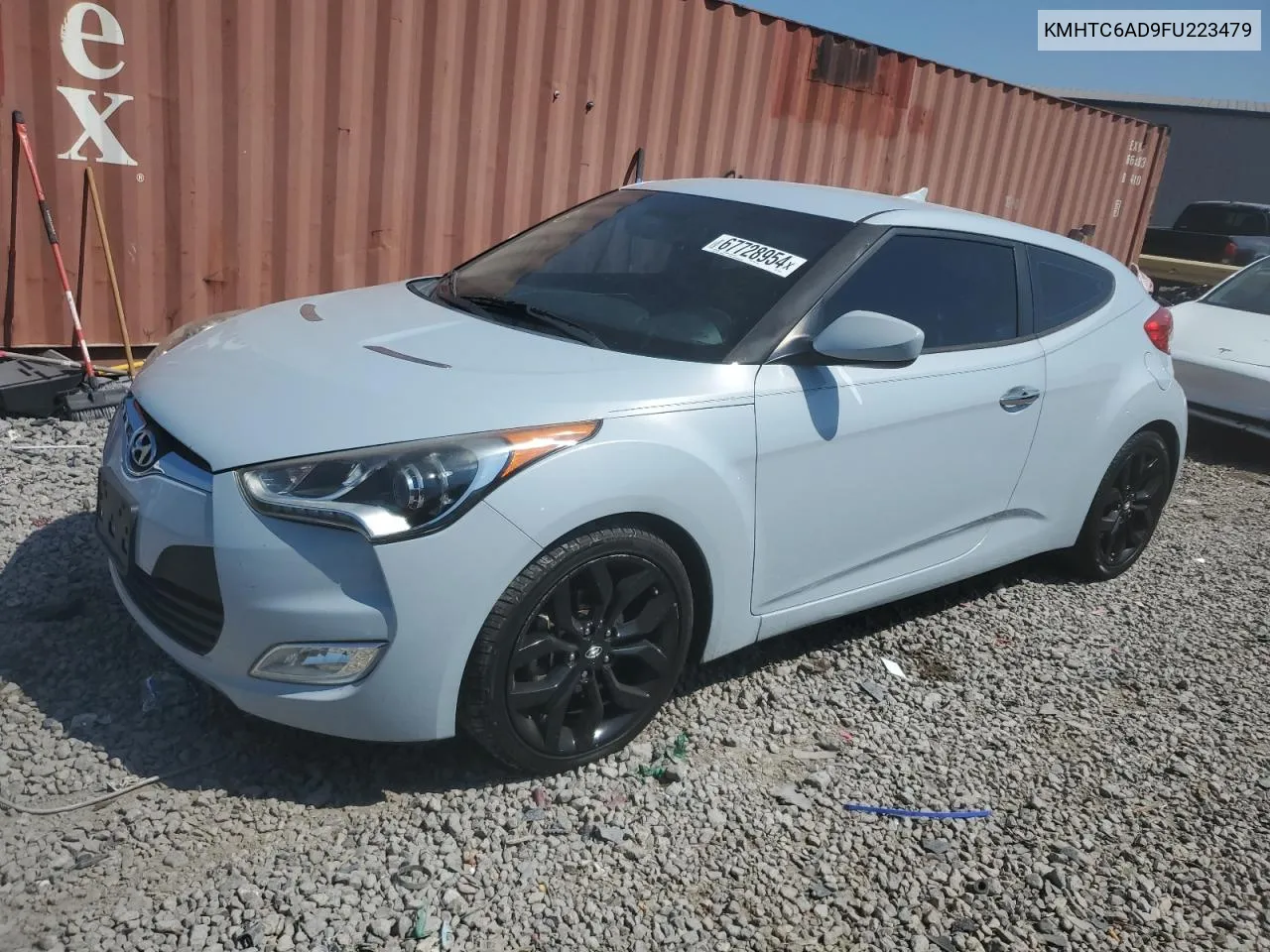 2015 Hyundai Veloster VIN: KMHTC6AD9FU223479 Lot: 67728954