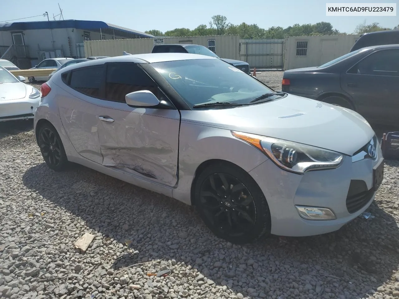 2015 Hyundai Veloster VIN: KMHTC6AD9FU223479 Lot: 67728954