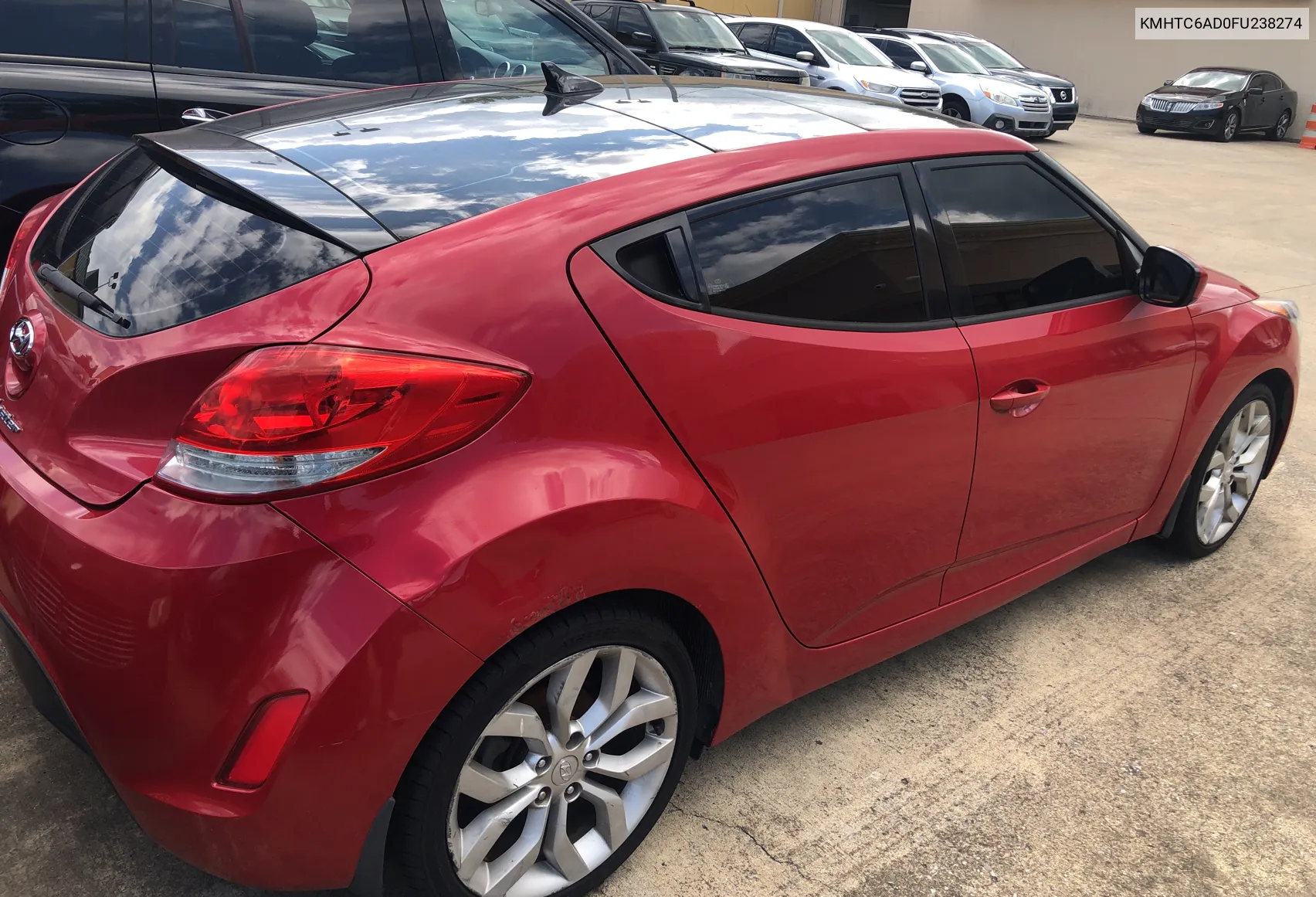 KMHTC6AD0FU238274 2015 Hyundai Veloster