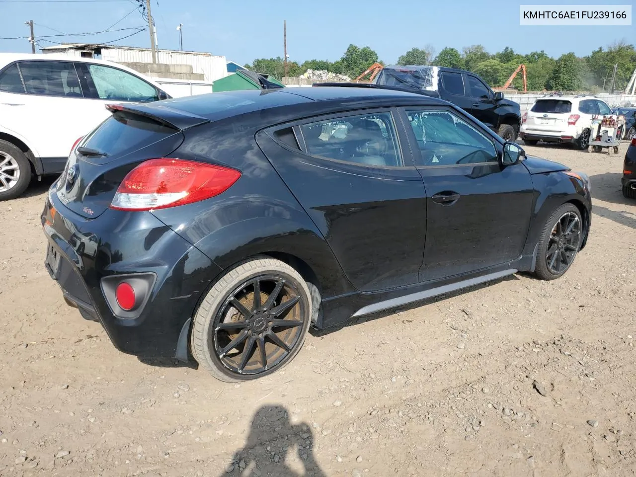 2015 Hyundai Veloster Turbo VIN: KMHTC6AE1FU239166 Lot: 68608084