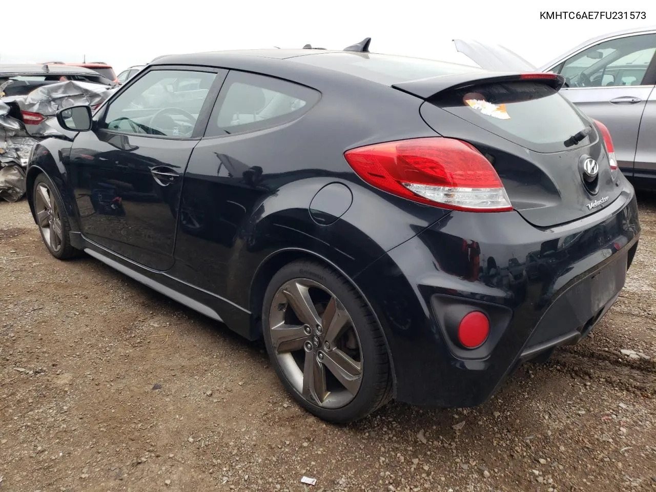 KMHTC6AE7FU231573 2015 Hyundai Veloster Turbo