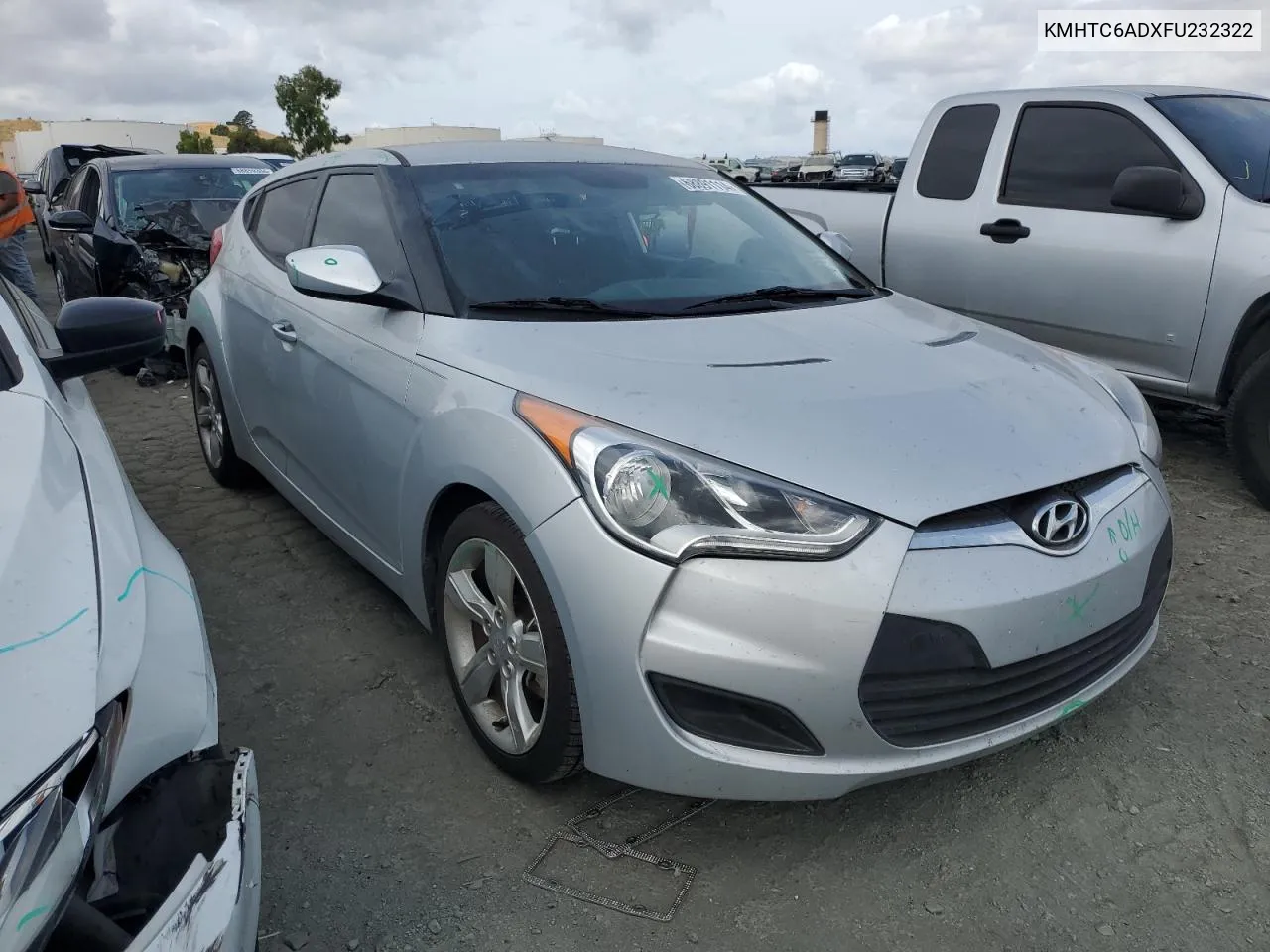 2015 Hyundai Veloster VIN: KMHTC6ADXFU232322 Lot: 68891114