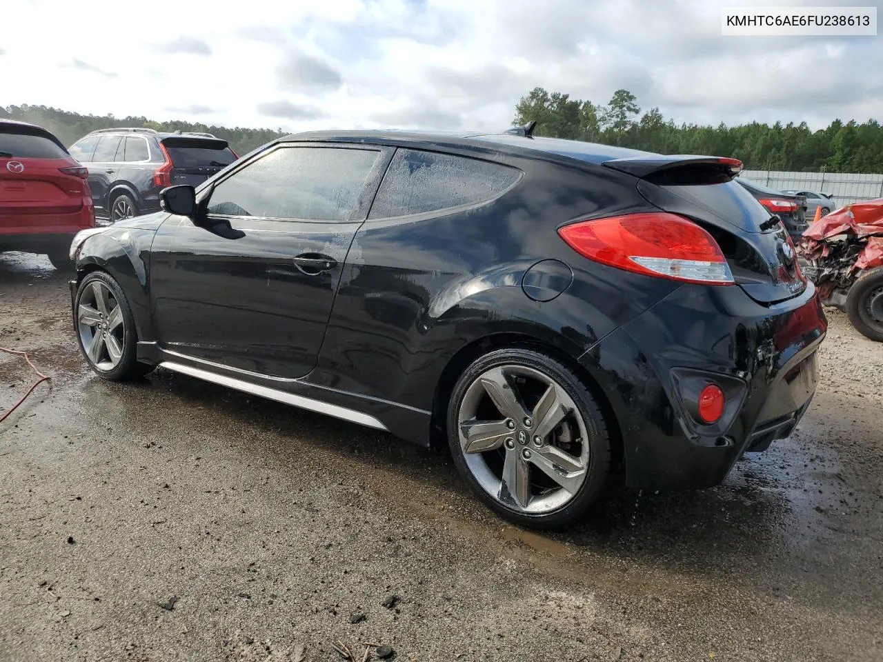 2015 Hyundai Veloster Turbo VIN: KMHTC6AE6FU238613 Lot: 69080564