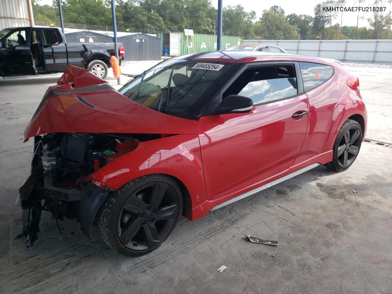 KMHTC6AE7FU218287 2015 Hyundai Veloster Turbo