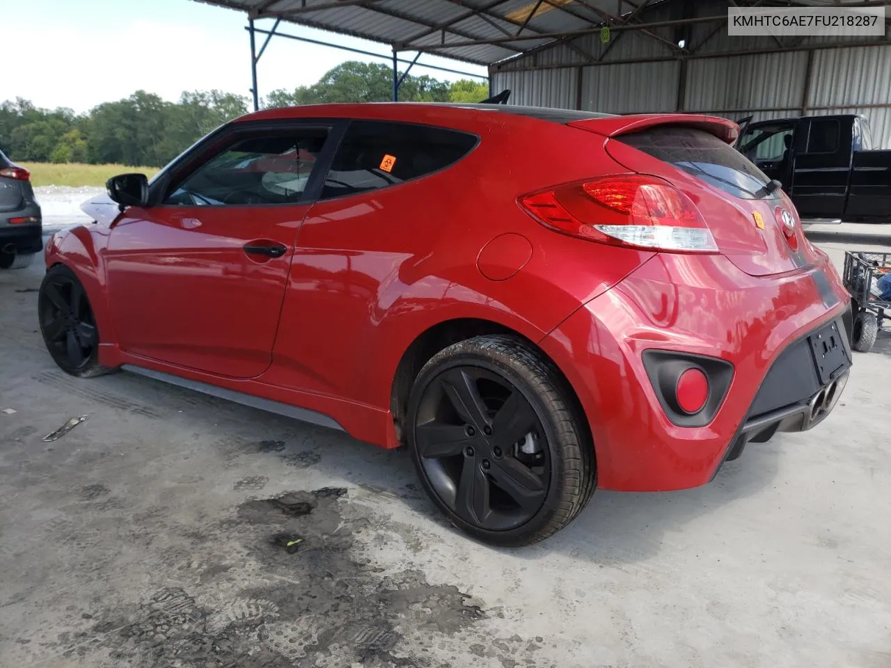 KMHTC6AE7FU218287 2015 Hyundai Veloster Turbo