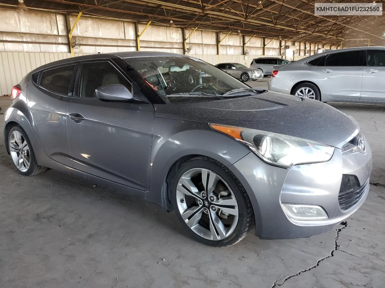 2015 Hyundai Veloster VIN: KMHTC6AD1FU232550 Lot: 69808314