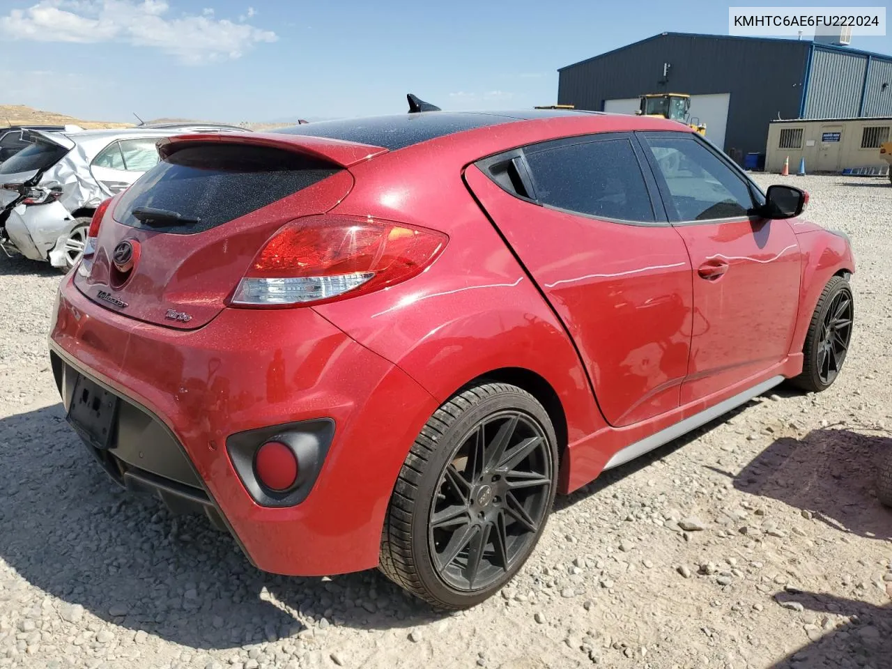 KMHTC6AE6FU222024 2015 Hyundai Veloster Turbo