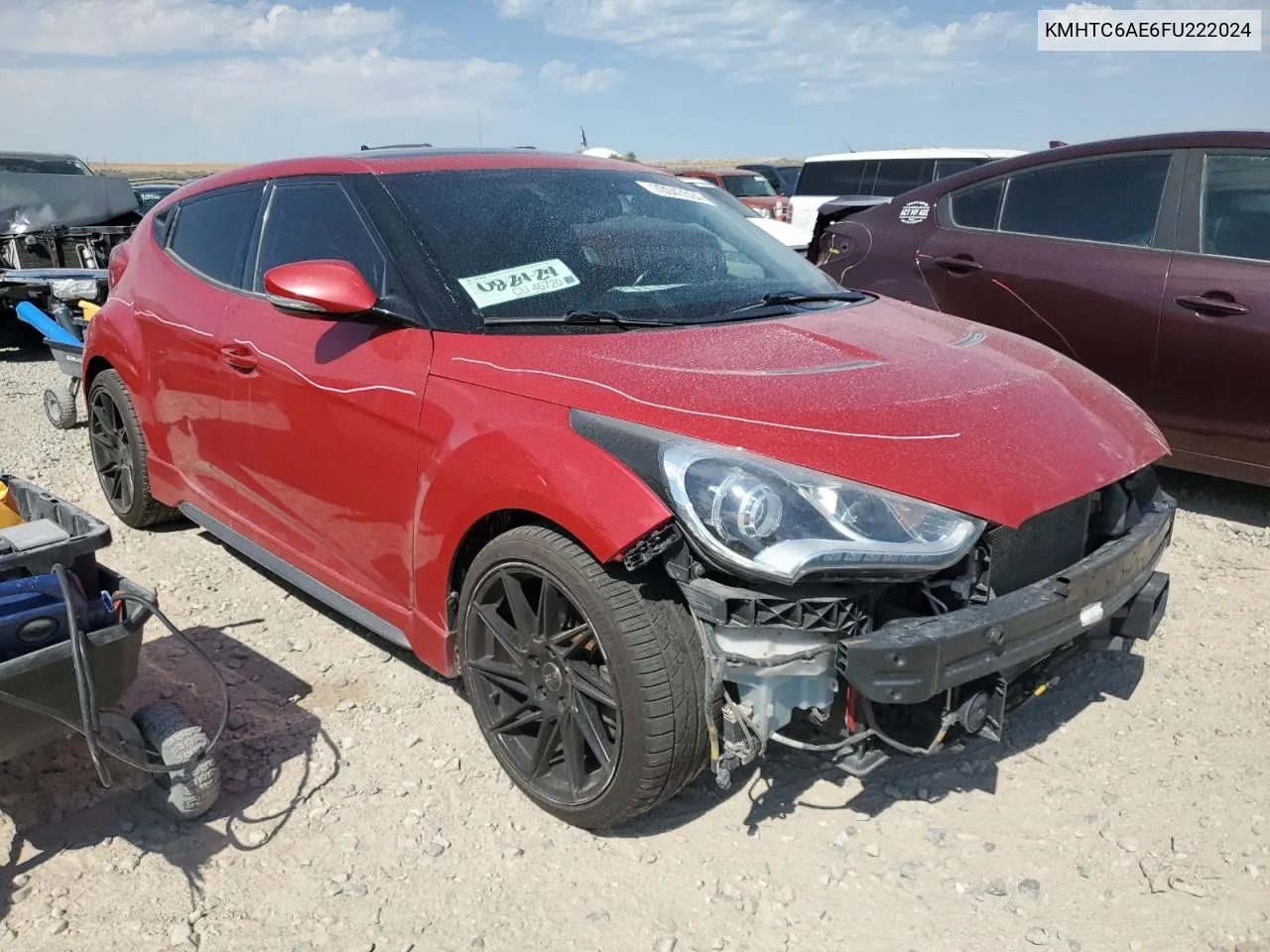 KMHTC6AE6FU222024 2015 Hyundai Veloster Turbo