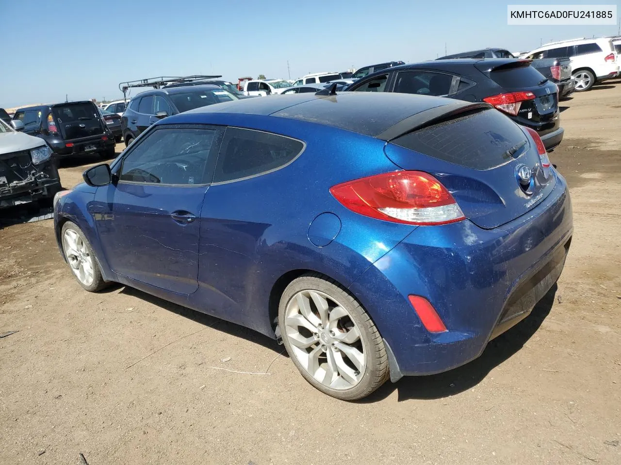 2015 Hyundai Veloster VIN: KMHTC6AD0FU241885 Lot: 70447094