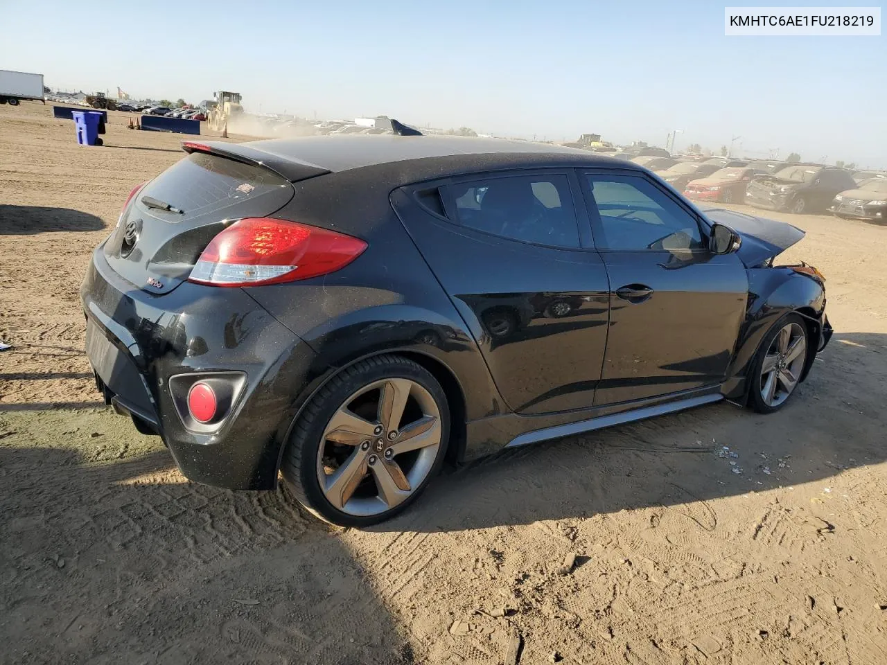 KMHTC6AE1FU218219 2015 Hyundai Veloster Turbo