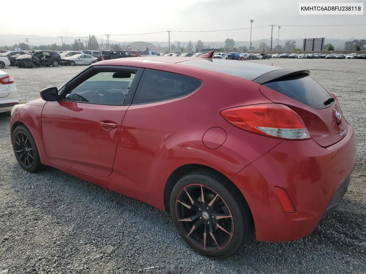 2015 Hyundai Veloster VIN: KMHTC6AD8FU238118 Lot: 71360124