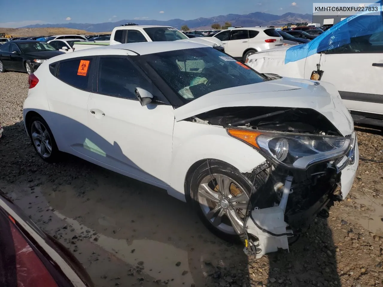 KMHTC6ADXFU227833 2015 Hyundai Veloster