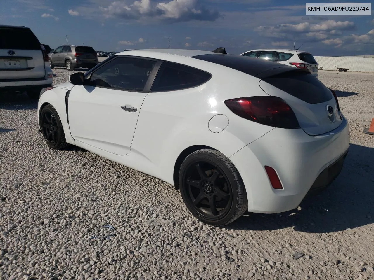 2015 Hyundai Veloster VIN: KMHTC6AD9FU220744 Lot: 72434344