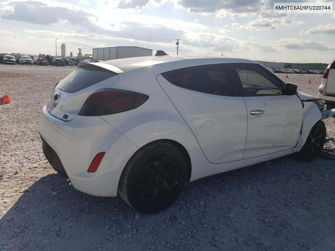 2015 Hyundai Veloster VIN: KMHTC6AD9FU220744 Lot: 72434344