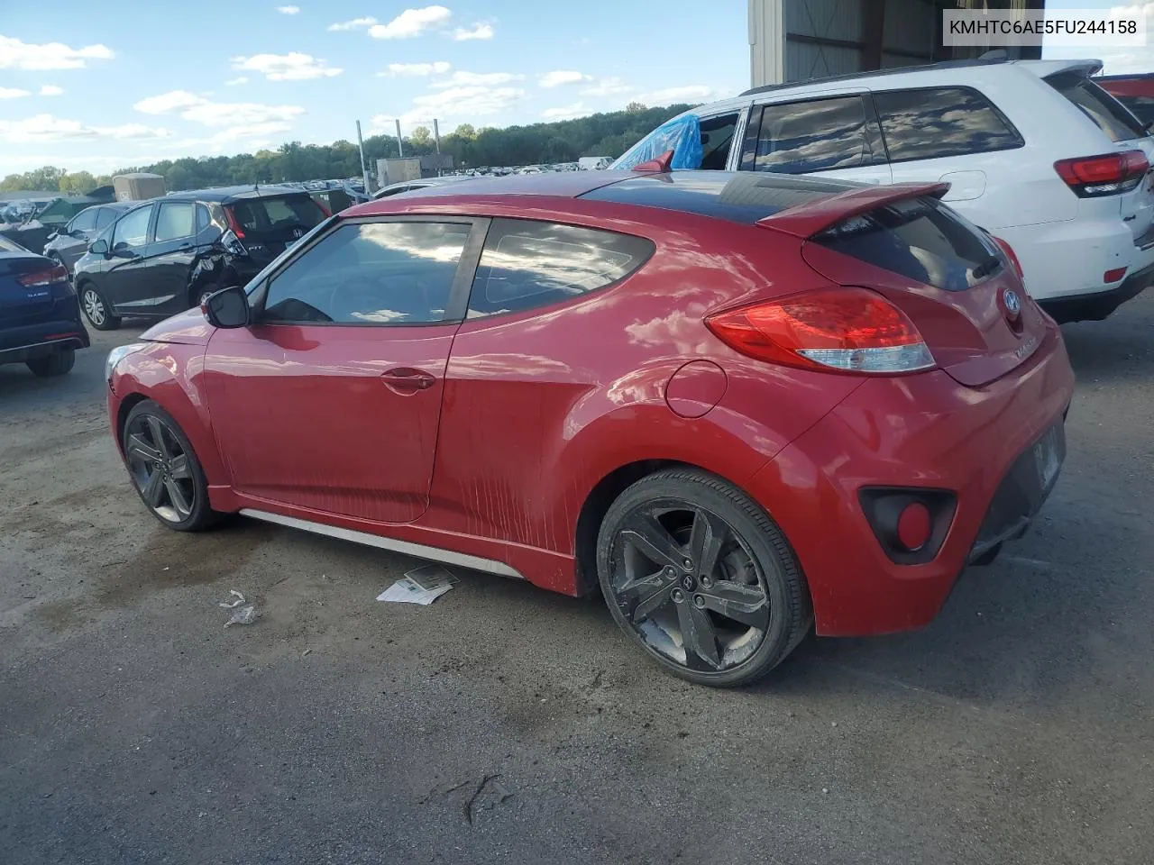 KMHTC6AE5FU244158 2015 Hyundai Veloster Turbo