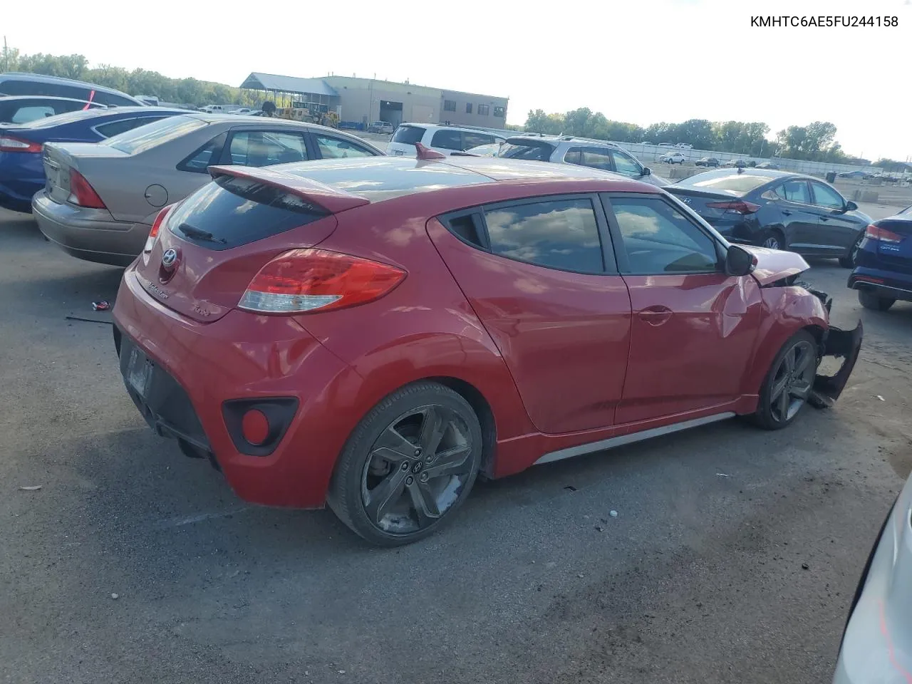 KMHTC6AE5FU244158 2015 Hyundai Veloster Turbo