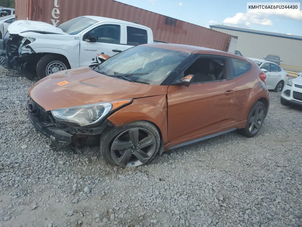 KMHTC6AE6FU244430 2015 Hyundai Veloster Turbo