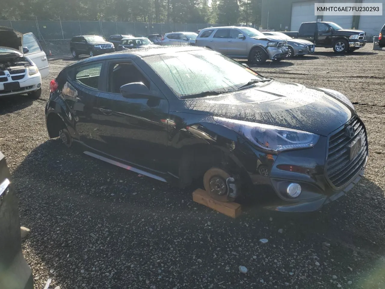 2015 Hyundai Veloster Turbo VIN: KMHTC6AE7FU230293 Lot: 73135604