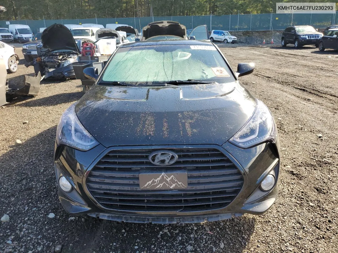 2015 Hyundai Veloster Turbo VIN: KMHTC6AE7FU230293 Lot: 73135604